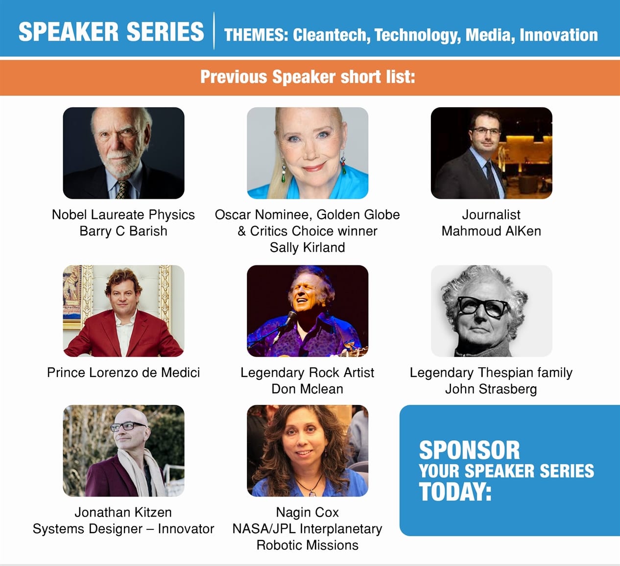 Speaker list only HALF speaker list